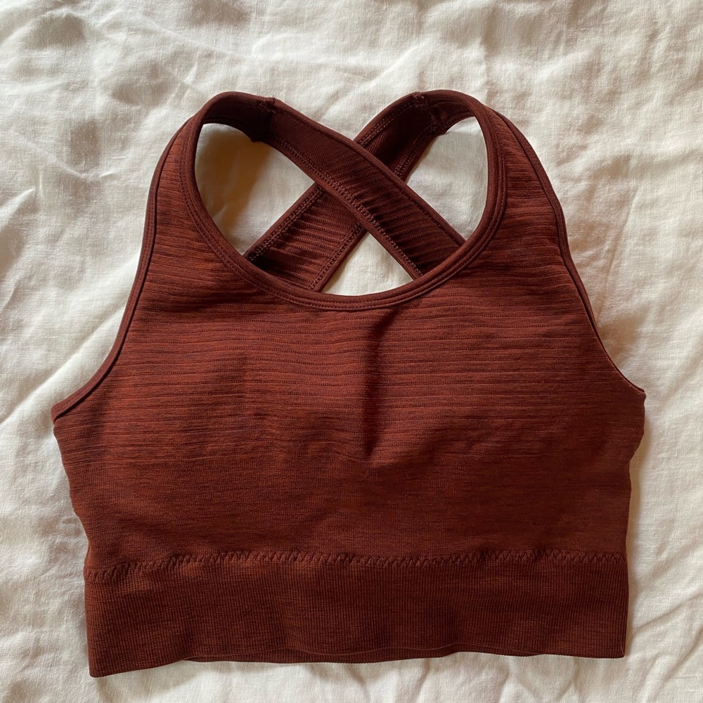 Alphalete Red Sports Bra